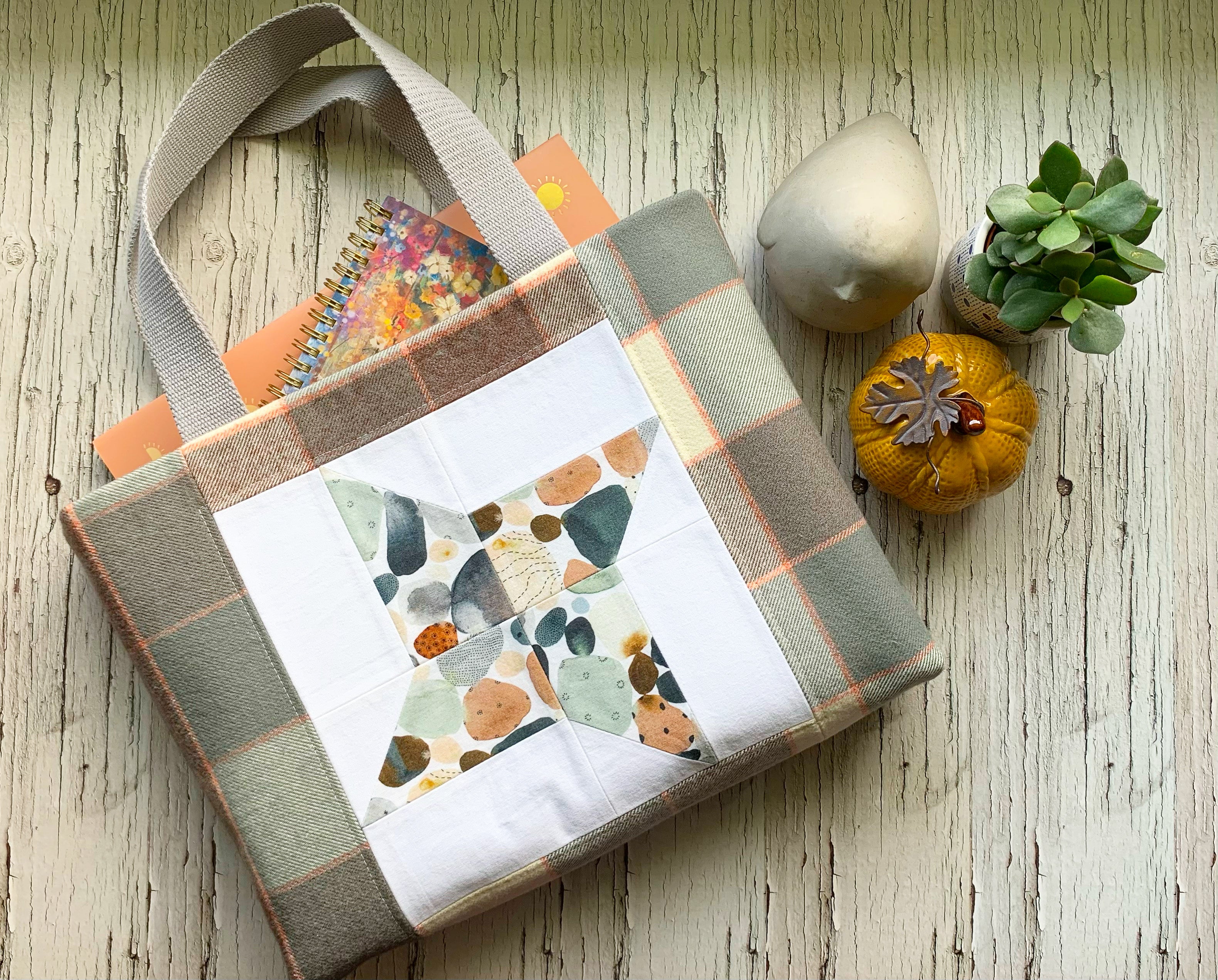 Quilt Block Tote Bags Sew Shevaun
